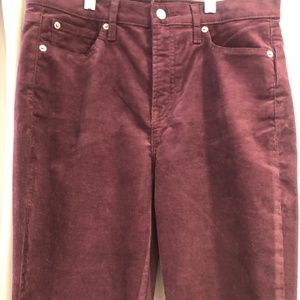 Gap 1969 True Skinny Women's Corduroy Pants Size 10/30R